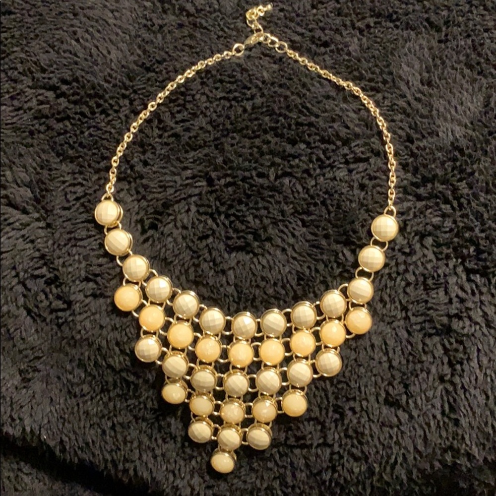 Double sided statement necklace